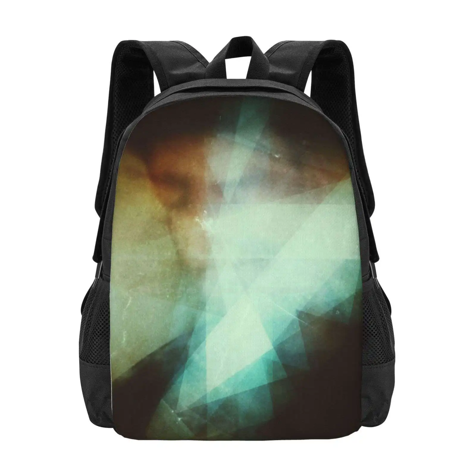 Brothers Hot Sale Backpack Fashion Bags Geometric Shape Face Brother Sharp Pattern Dust Eyes