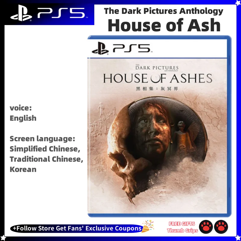 Sony Playstatio5 PS5 Genuine New Game CD The Dark Pictures Anthology House of Ash PS5 SONY Playstatio5 Game Deals Card Disks