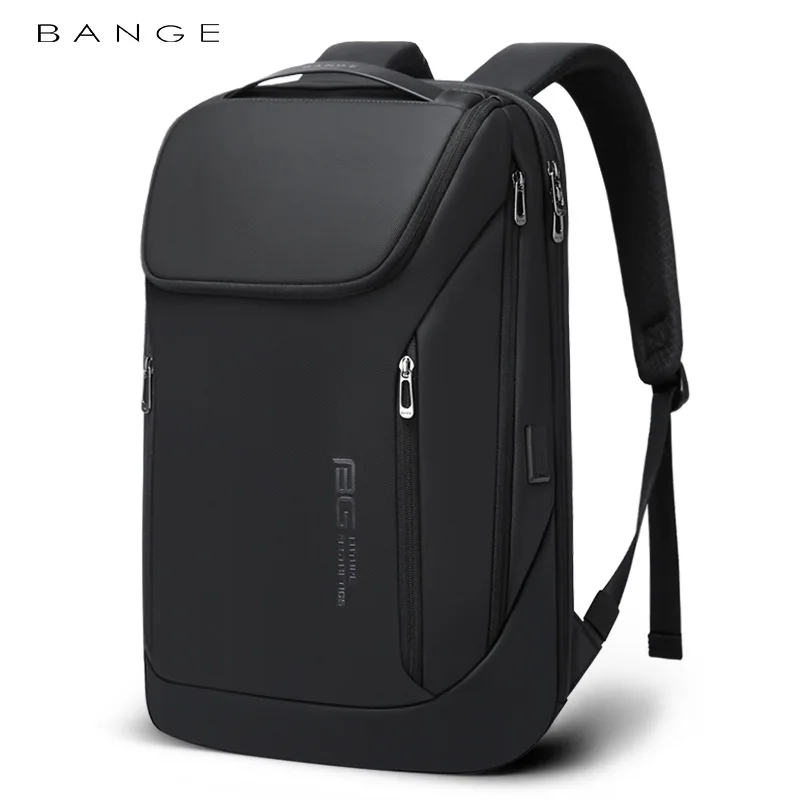 BANGE Backpack Men\'s 15.6-inch Business Backpack Large Capacity Laptop Backpack