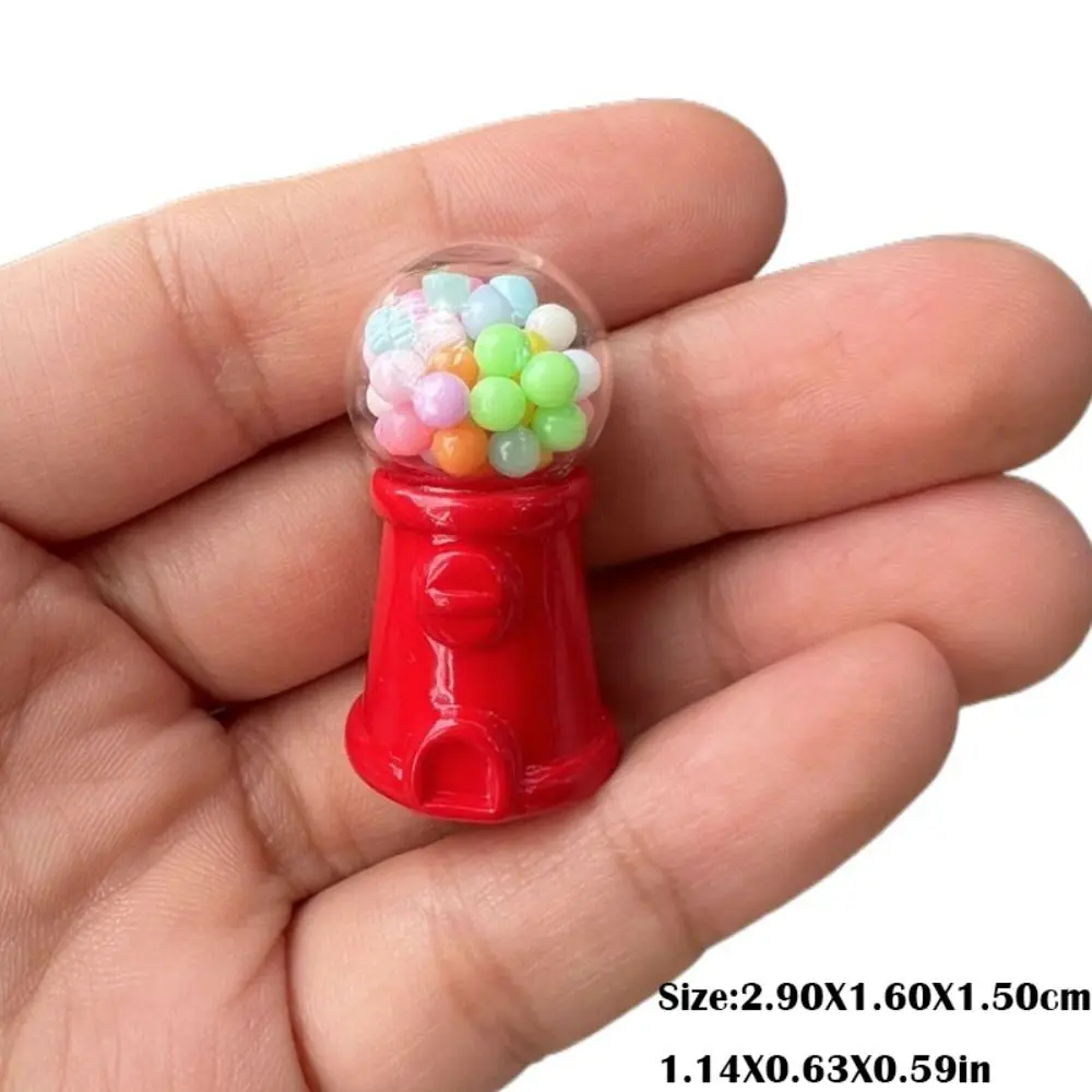 2025 1:12 Candy Machine Mini DIY Dollhouse Accessories Cartoon Kawaii Grabbing Machines