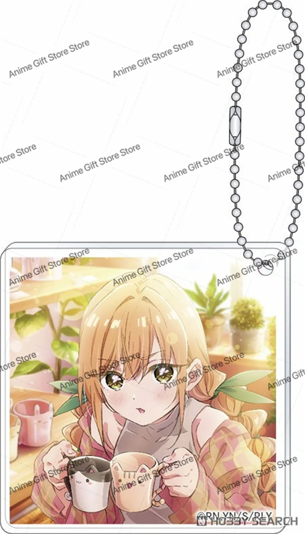 

Anime The 100 Girlfriends Who Really, Really Love You Acrylic keychain Small pendant accessory Fan gift 6cm