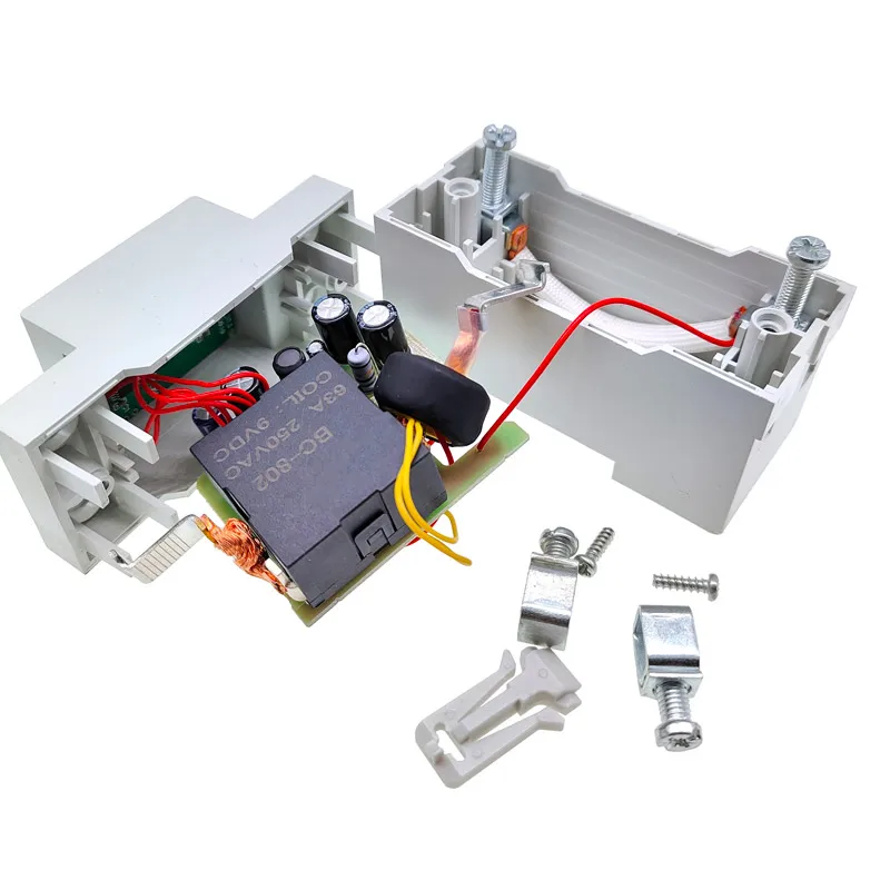 40A 63A 100A 230V Adjustable Over Under Voltage Reclosing Protector Relay Limit Current Protection Dual Digital Display 3 Phase image 5