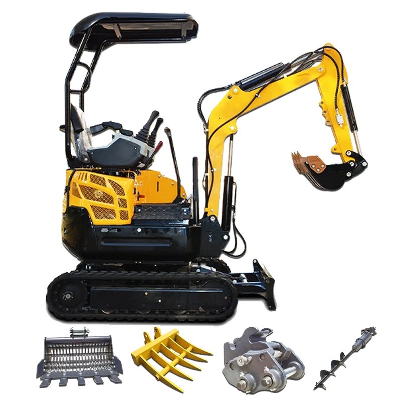 

Customized Mini Excavator 1.5 Ton EPA Farm New Crawler Digger Kubota Engine Chinese small Excavators 1 ton 2 ton Machine