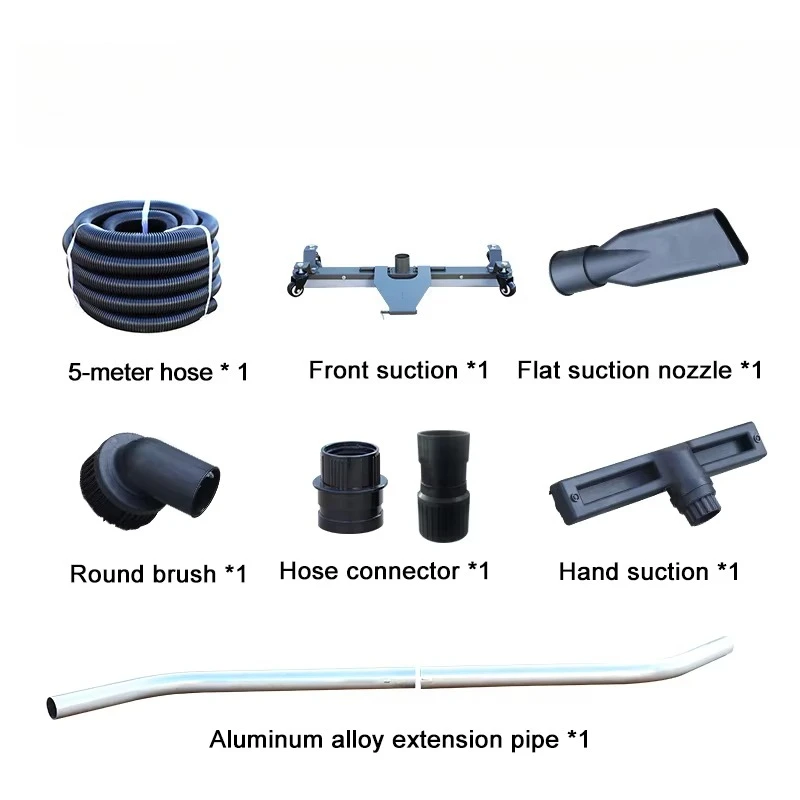 New CE Certified Electric Manual Wet/Dry Dust Vacuum Cleaner 220V 50Hz 420m/h Airflow 80L Capacity Industrial Cleaning System