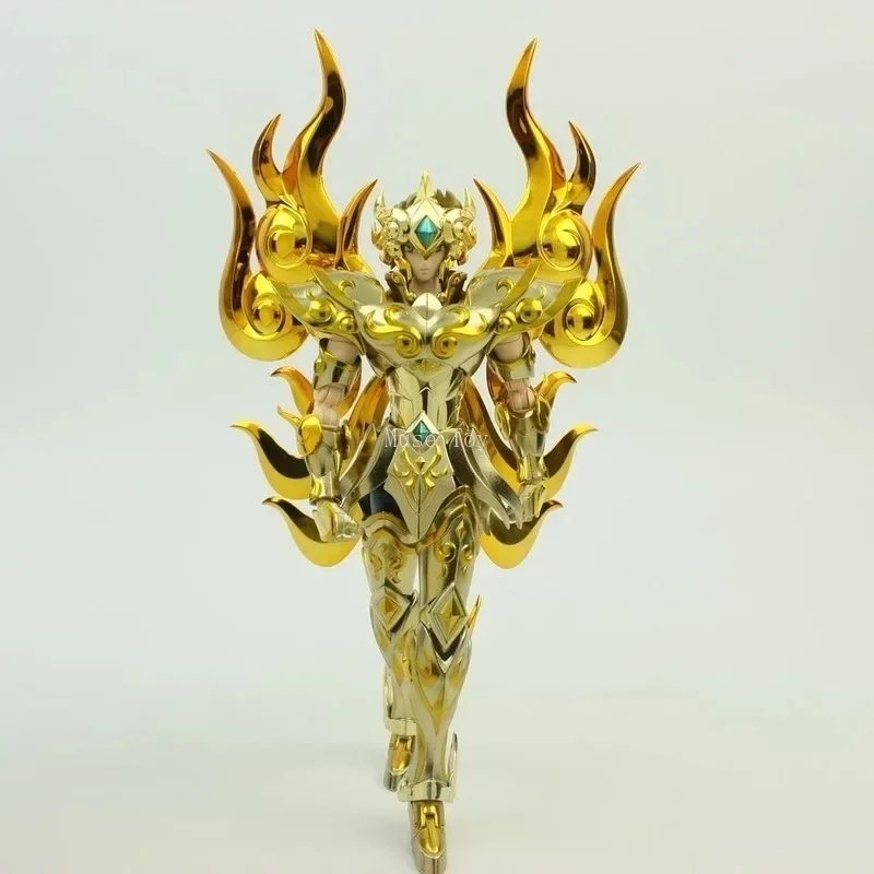 MC Model Saint Seiya Myth Cloth EX Leo/Lion Aiolia SOG/Soul of God with Totem/Object Gold Knights of the Zodiac Action Figure