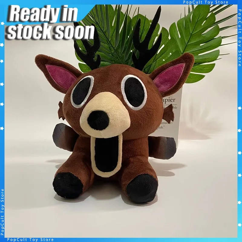 

Готовая на складе плюшевая кукла-олень Soon 99 ночей 99 ночей в лесу, аниме-периферийные устройства, подарок на Хэллоуин, Рождество, игрушки