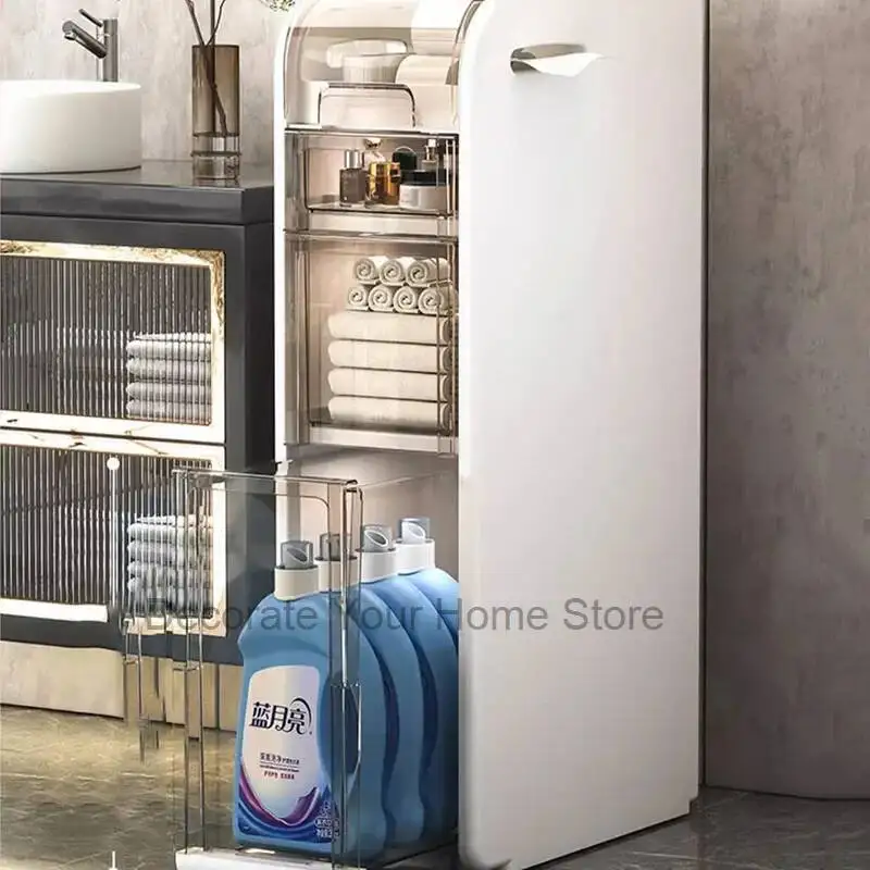 

Cupboard White Bathroom Cabinet Organizer Storage Shelves Cabinet Wall Display Living Room Floor Vestidores Patio Furniture