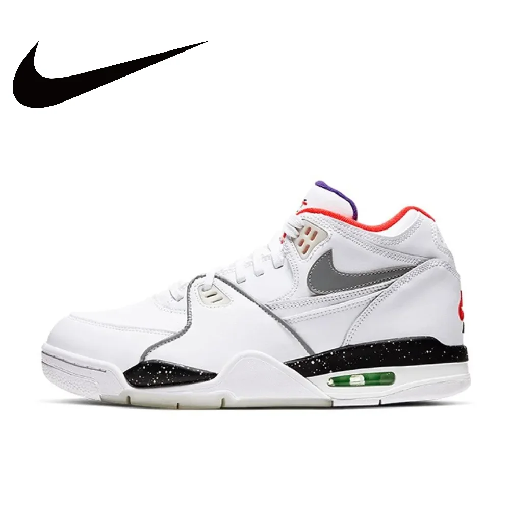 Nike new listing Air Flight 89 Classic retro style mid-top basketball shoes Non-slip wear-resistant men's sneakers