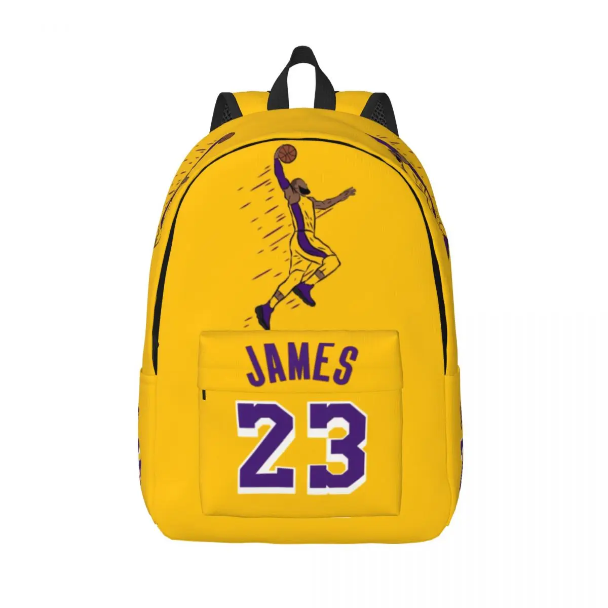 Classic Number 23 Lebron James New Fashion High Capacity Waterproof College Backpack Trendy Laptop Travel Book Bag 15.7in 17.7in