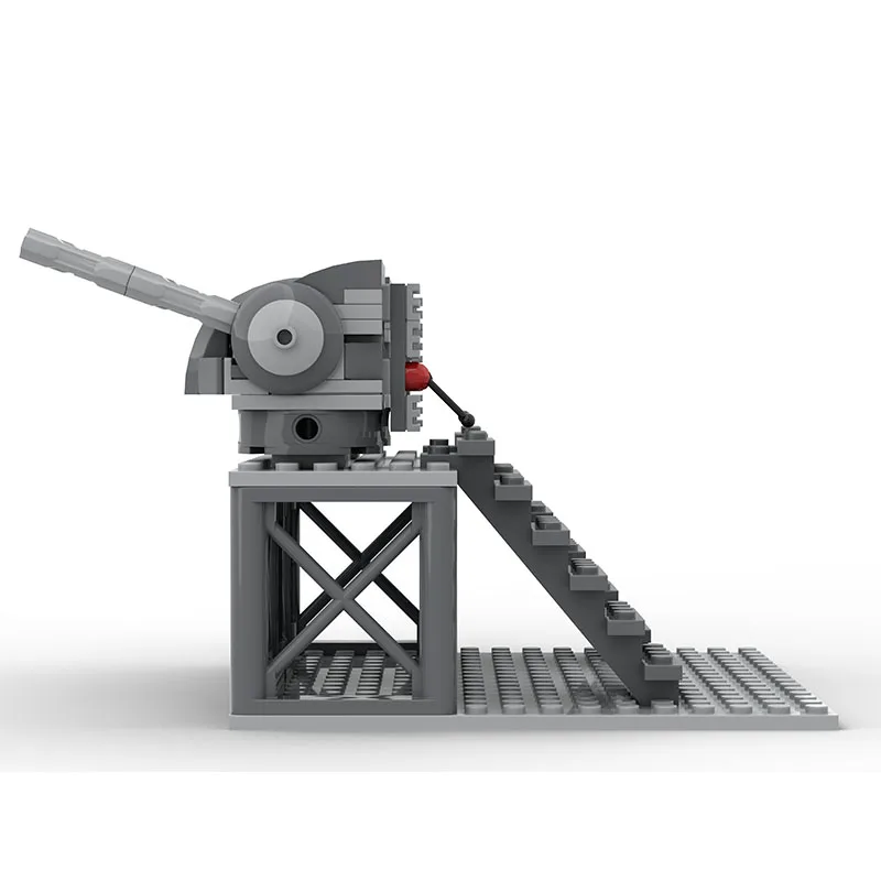 Modelo de base militar da segunda guerra mundial, torre de guarda do exército, acessórios de cena diy, bloco de construção de menino, presentes de brinquedo