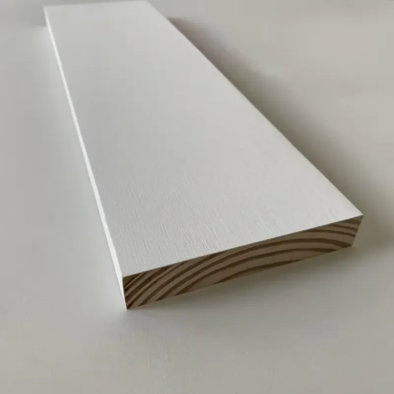 1x10 Log Finger Joint Radiant Pine S4S Molded Sheet 23/32 x 9-1/4 x 16ft Painted Grade Flat Panel
