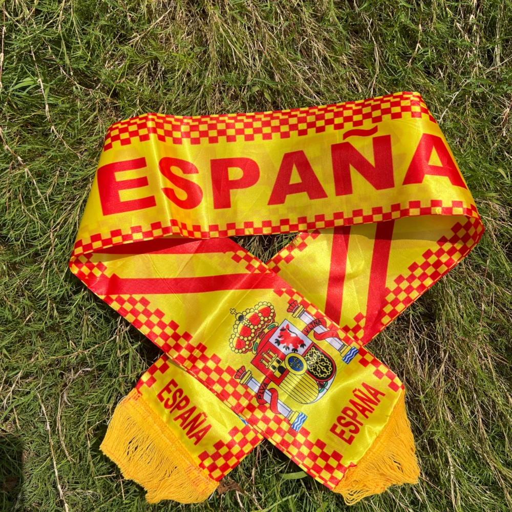 Bufanda España Selección Oficial Satén Doble Cara para Aficionados Fútbol - imagen 3