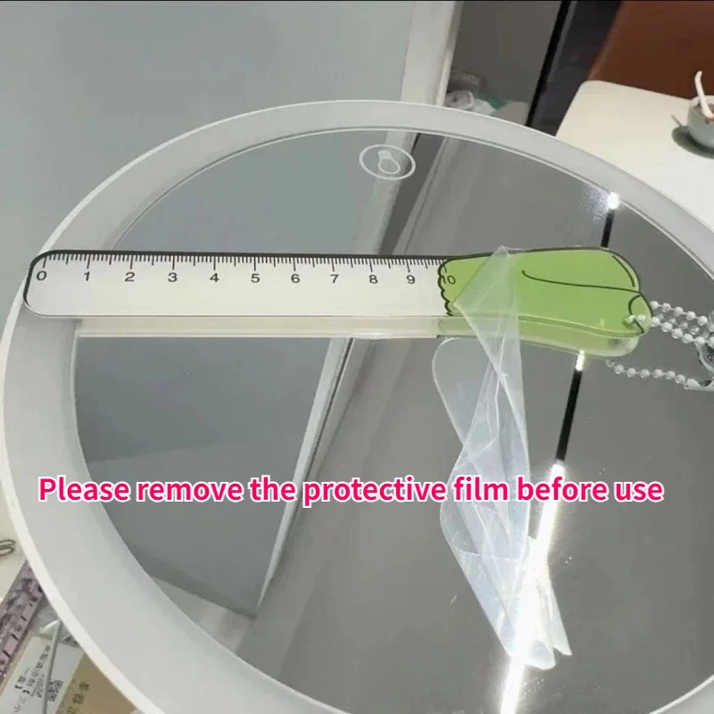 10cm hatsune miku estudante régua reta kawaii cebolinha anime japonês dos desenhos animados pingente réguas artigos de papelaria suprimentos amigos presente