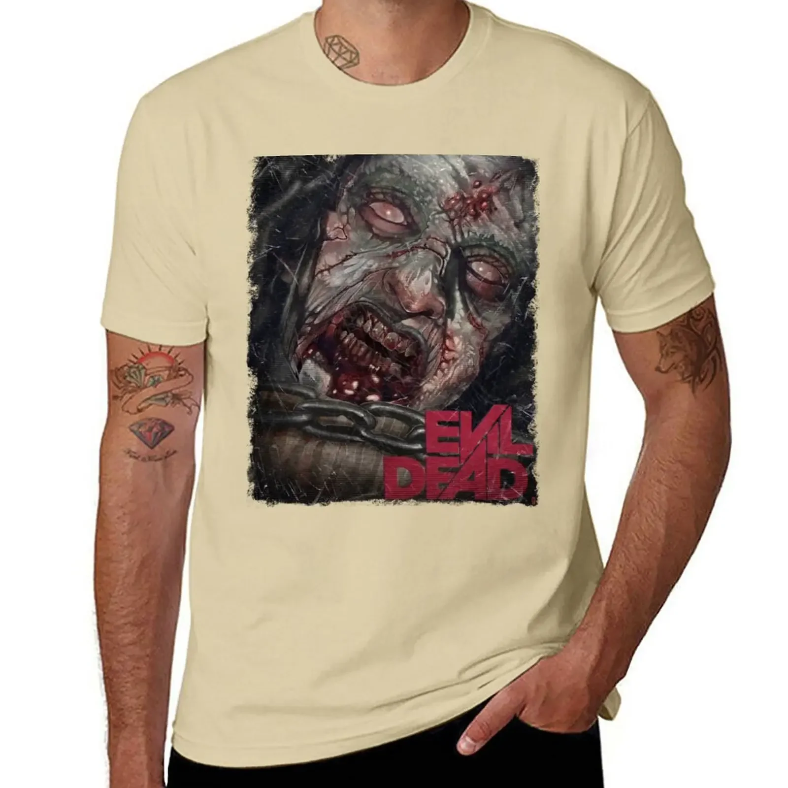 quick-drying Short t-shirt Short sleeve tee men clothing New Cheryl Deadite - Evil Dead T-Shirt custom t shirts harajuku funny