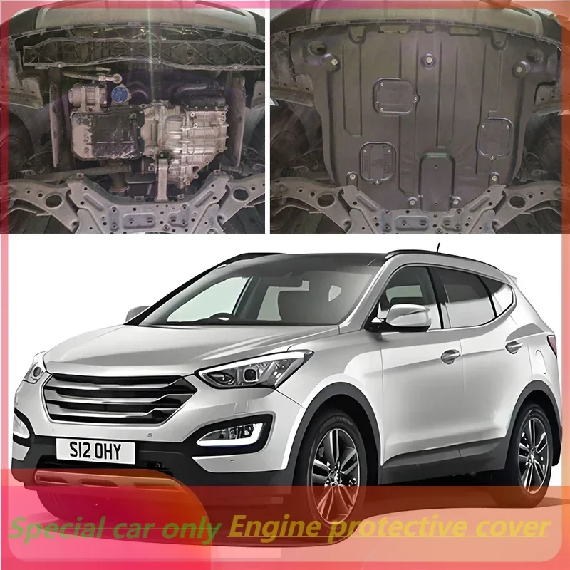 

For Hyundai Santa Fe 2015-2018 Engine Guard Board Splash Shield Mud Fender Plate Cover Mudflap Mudapron Mudguard Higher Quality