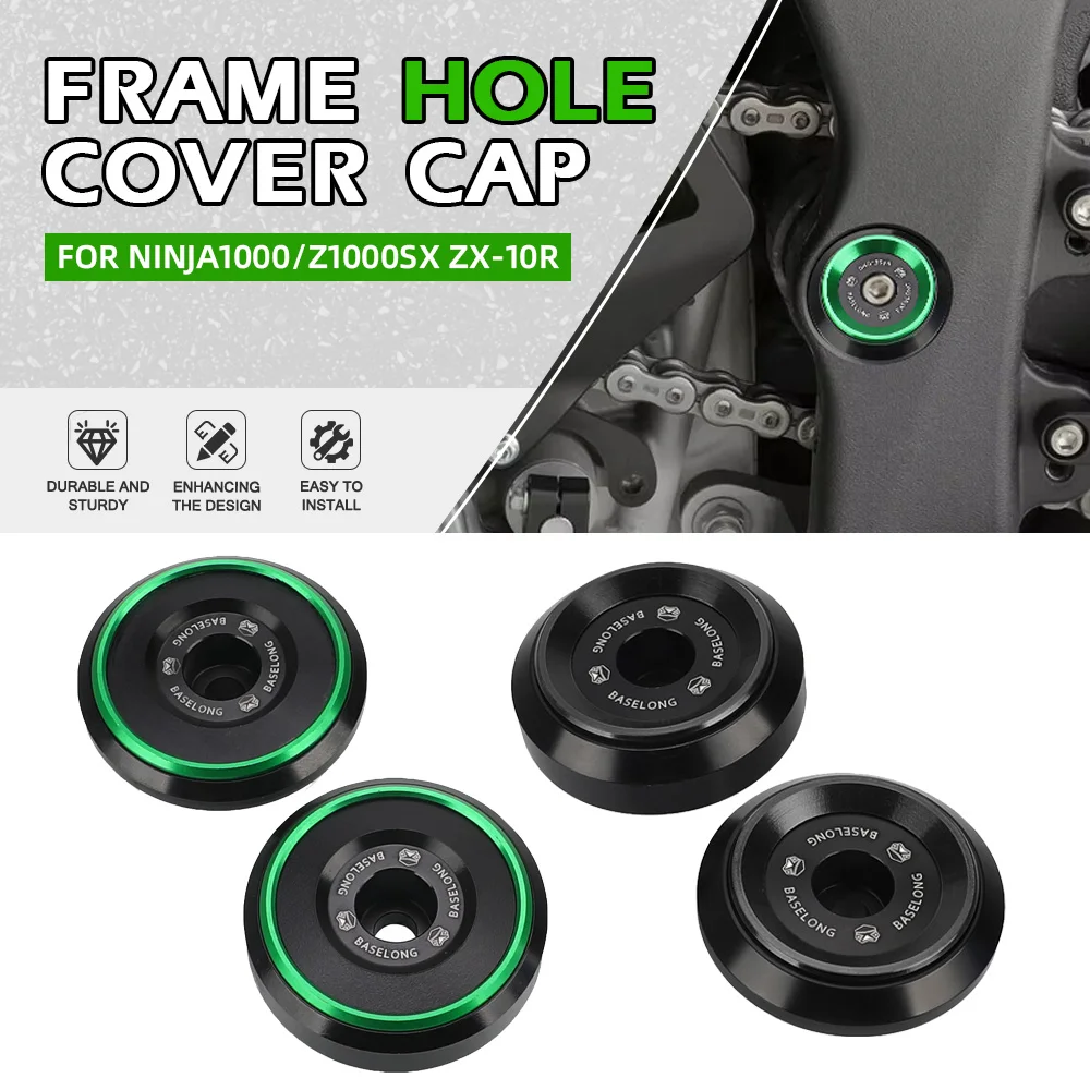 

For Kawasaki NINJA1000 / Z1000SX 2011-2018-2019-2020 Motorcycle Accessories Frame Hole Cover Ninja 1000SX Z1000 ZX-10R ZX-10RR