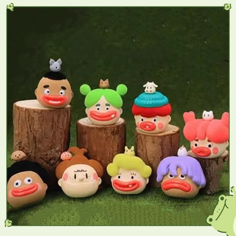 

Authentic Ugly Cute Family Cute Grain Blind Box Funny Cute Trendy Play Ornament Handmade Magnetic Small Doll Birthday Gift