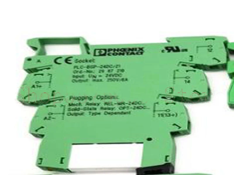 Relay PLC-RSC-24DC/21 No. 2961105 + 2966016 A Set New