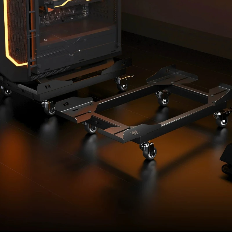 Adjustable Metal PC Host Bracket Desktop Chassis Base Heat Dissipation Anti-slip Support Rack Gaming Computer Cooling Holder