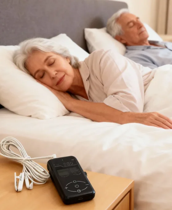 COZING Relaxation Device for Adults Smart CES Sleep Aid Ear Clip USB Rechargeable Improve Sleep Comfort Helper