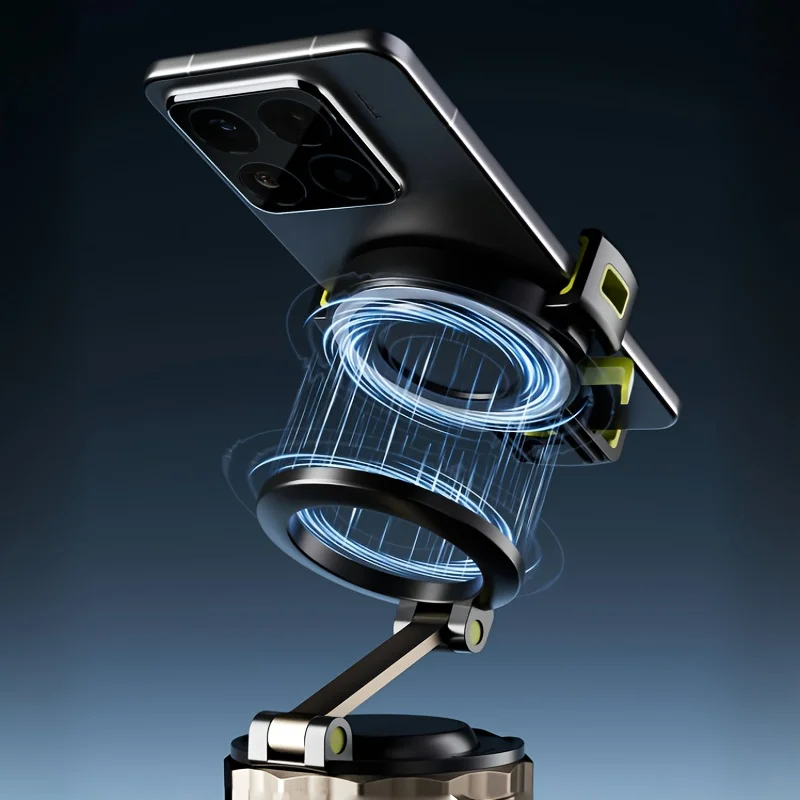 

Автомобильный держатель для телефона 2-в-1 с универсальной фиксированной вакуумной магнитной присоской для антивибрационной навигации и съемки