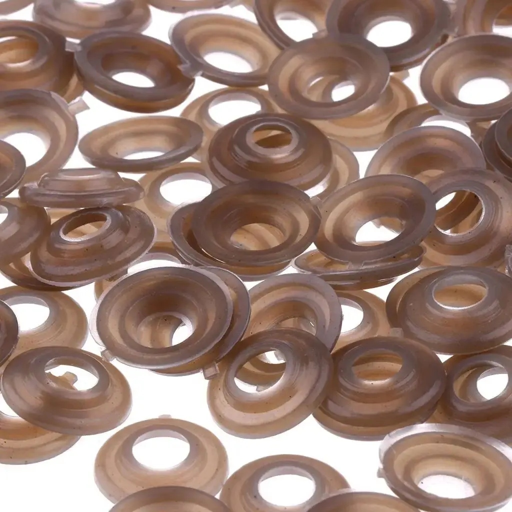 100 stks/partij 9mm 11mm 13mm Ronde Pakkingen Ringen voor Plastic Veiligheid Ogen Neus Terug voor Beer Pop dier Speelgoed DIY Ambachtelijke Kind Kids