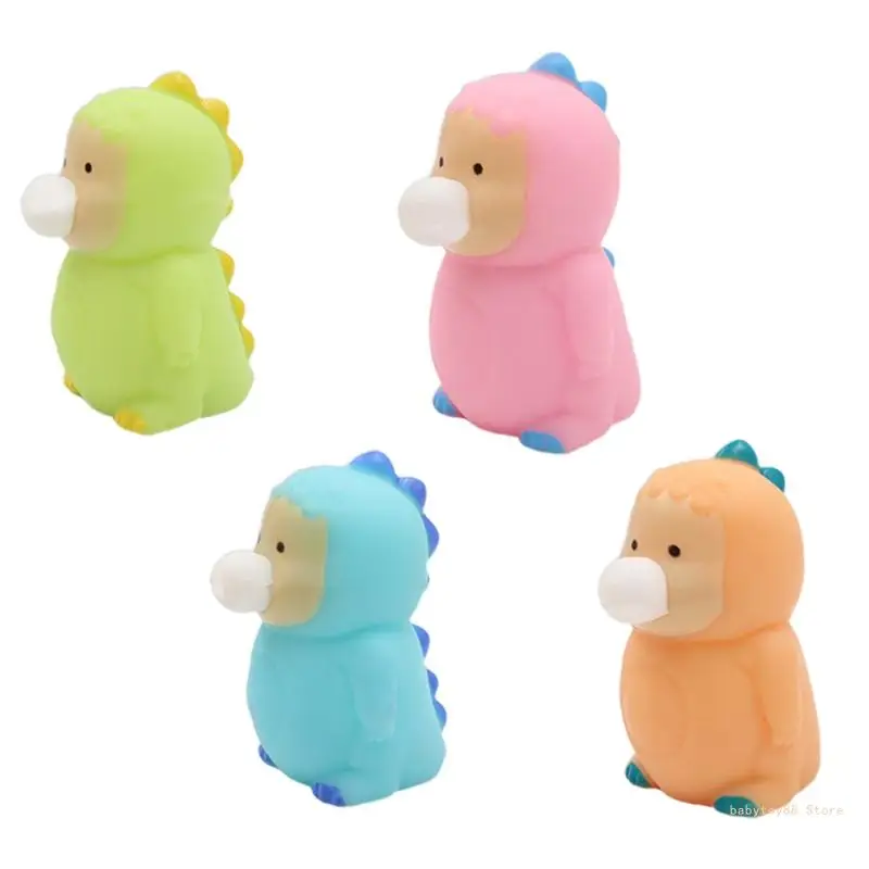 Y4UD Prank Toy Novelty Gift Squeeze Dinosaur Sensory Toy Anti-Anxiety Ball
