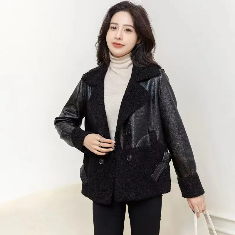 2026 Spring And Autumn New Double-sided Double Wear New Fashion Match Age-reducing Korean Version Loose Top Coat Solid Color