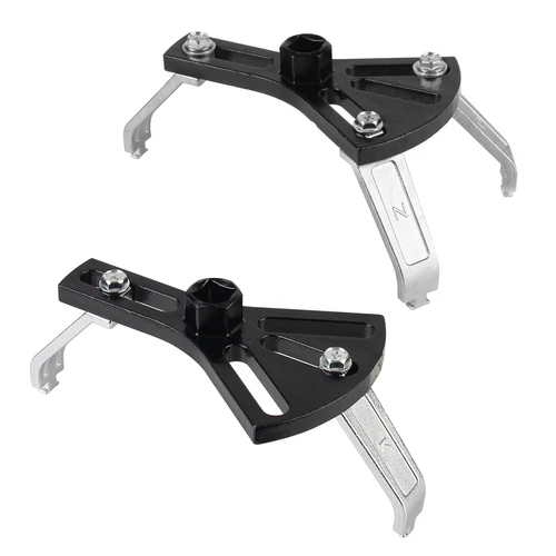 Imagen 2 del producto Llave para tapa de tanque de combustible de coche, herramientas de extracción de bomba de combustible, Kit de reparación de anillo de bloqueo de bomba de combustible ajustable, accesorios automotrices, 2/3 garras