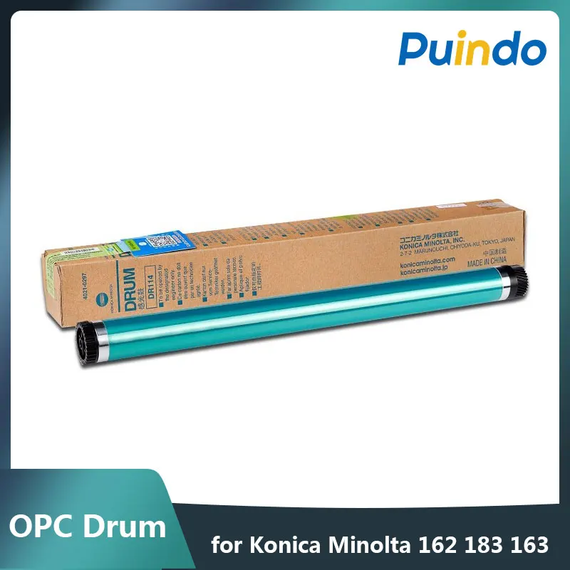 

Original new DR114 OPC Drum for Konica Minolta Bizhub 162 183 163 184 195 206 235 7723