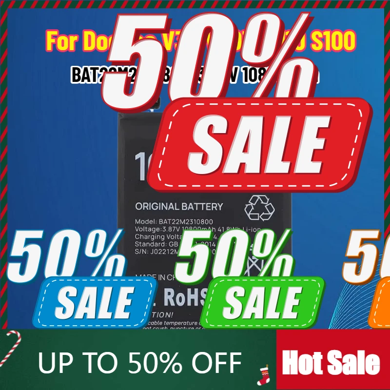 بطارية 3.87 فولت 10800 مللي أمبير BAT22M2310800 لبطارية الهاتف المحمول Doogee V30 V30T S110 S100