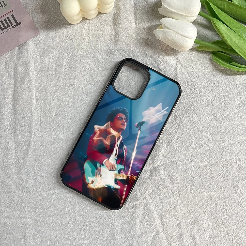 B- bruno Mars Singer  Phone Case for Iphone 16 15 14 13 12 11 Pro Max Mini 8 Plus Se Xr X Xs Fundas Shell PC+TPU Cover