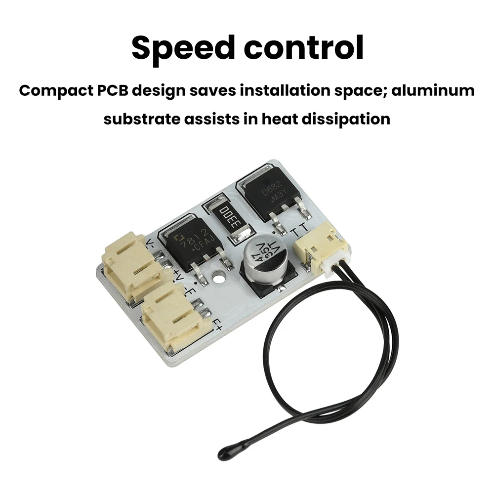 DC Fan Controller Temperature Control Board DIY Automatic Speed Regulator For LED Fan Controller Temperature Control Board