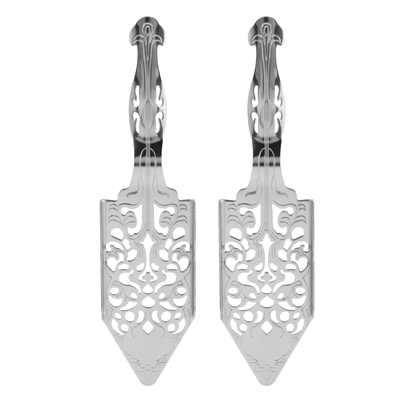 2 Pieces Absinthe Spoons Stainless Steel Absinthe Cocktails Spoon Making Kit Gothic Absinthe Fountain Spoon Dripper