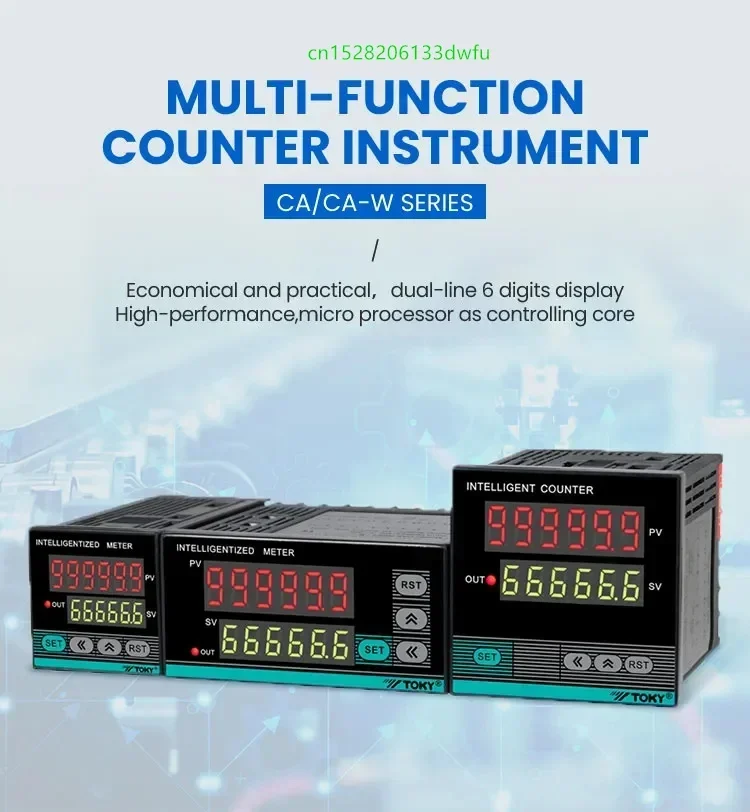 Industrial Assembly Line Punch Counter Roller Automatic Induction Coil Intelligent Counter Meter Digital Display High Precision