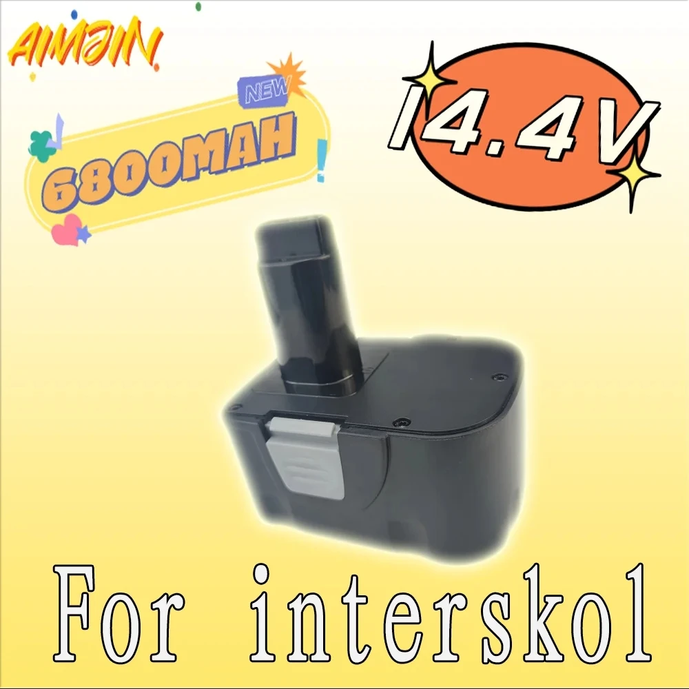 

14.4V 6800mah for Interskol 14.4V H18 INT18 DA-18ER WU-18ER SD-18ER H14 EB14 TNT14 H12 EB12 TNT12 Electric Tool NI-MH Battery