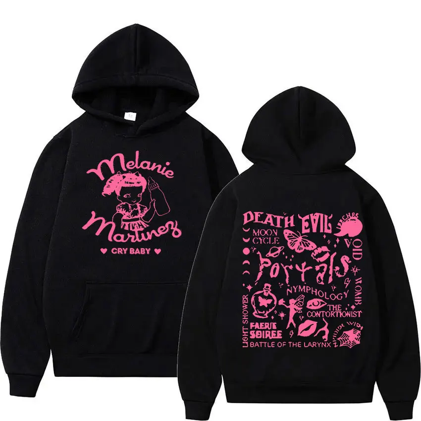 Melanine Martinez Cry Baby 2025 nueva Sudadera con capucha hombres mujeres lindo estampado gráfico sudaderas para Fans Otoño Invierno sudaderas con capucha de lana