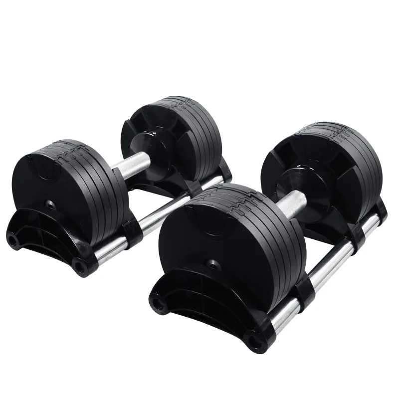 

24kg Cost-Effective Adjustable Dumbbells Professional Home Gym Fitness Equipment for Strength Training Workout Gear