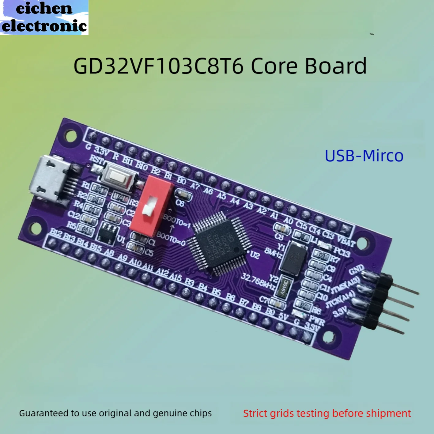 GD32VF103C8T6 Core Board C8T6 Development Board RISC-V Minimum System Large Capacity Demo Programs