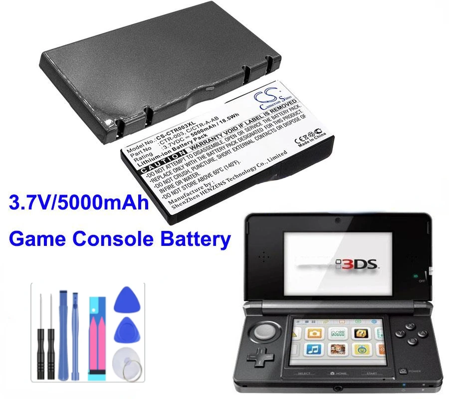 

Cameron Sino 5000 мАч аккумулятор игровой консоли C/телефон, телефон для Nintendo 3DS, телефон