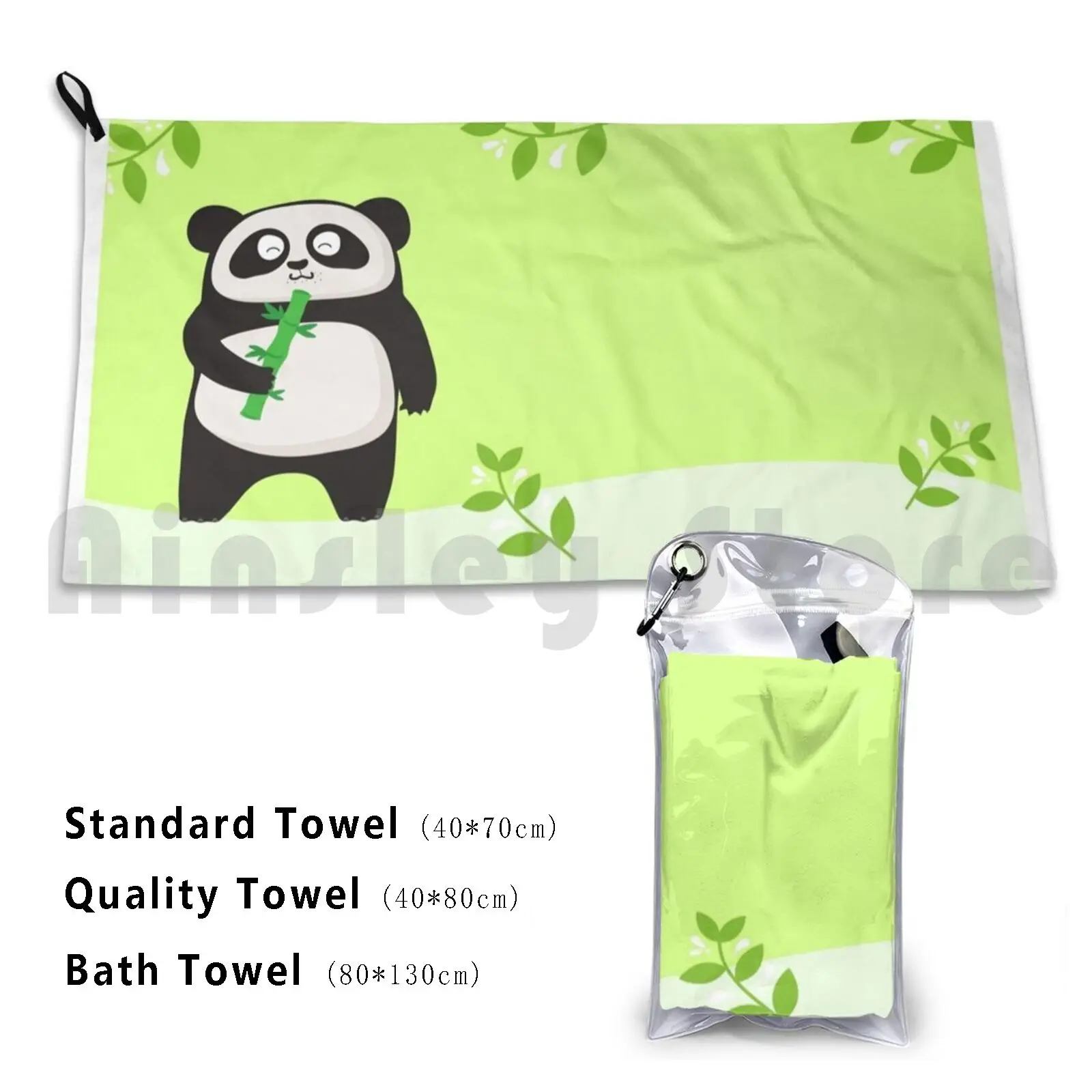 Panda Green Backgro…