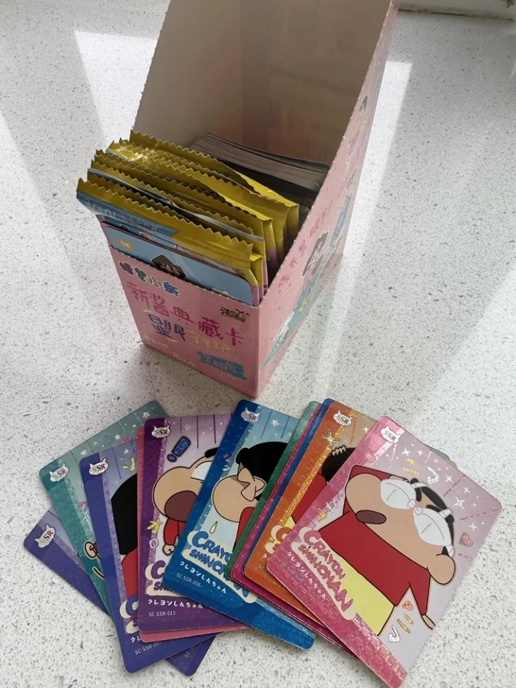Kaartspel Echt Crayon Shin chan Kaartverzameling Kaart Plakken Prominent Pack Vierde Bullet Tien Yuan Xin Xiang Yin Periferie