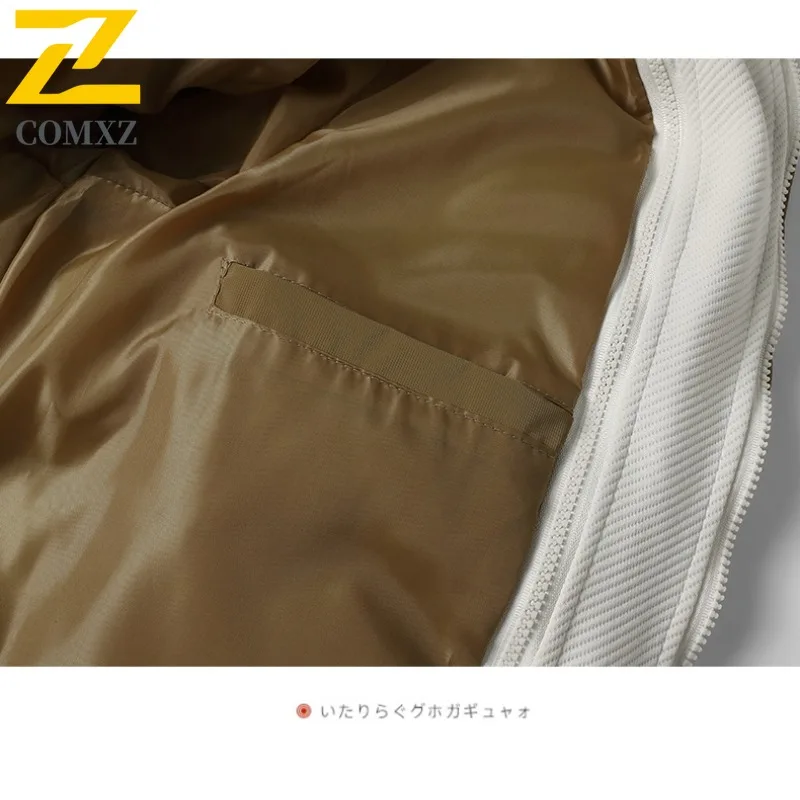 COMXZ 2025 Mens Womens Detachable Lined Thickened Winter Jacket Warm Tactics Waterproof and Windproof Outdoor Sports Coat