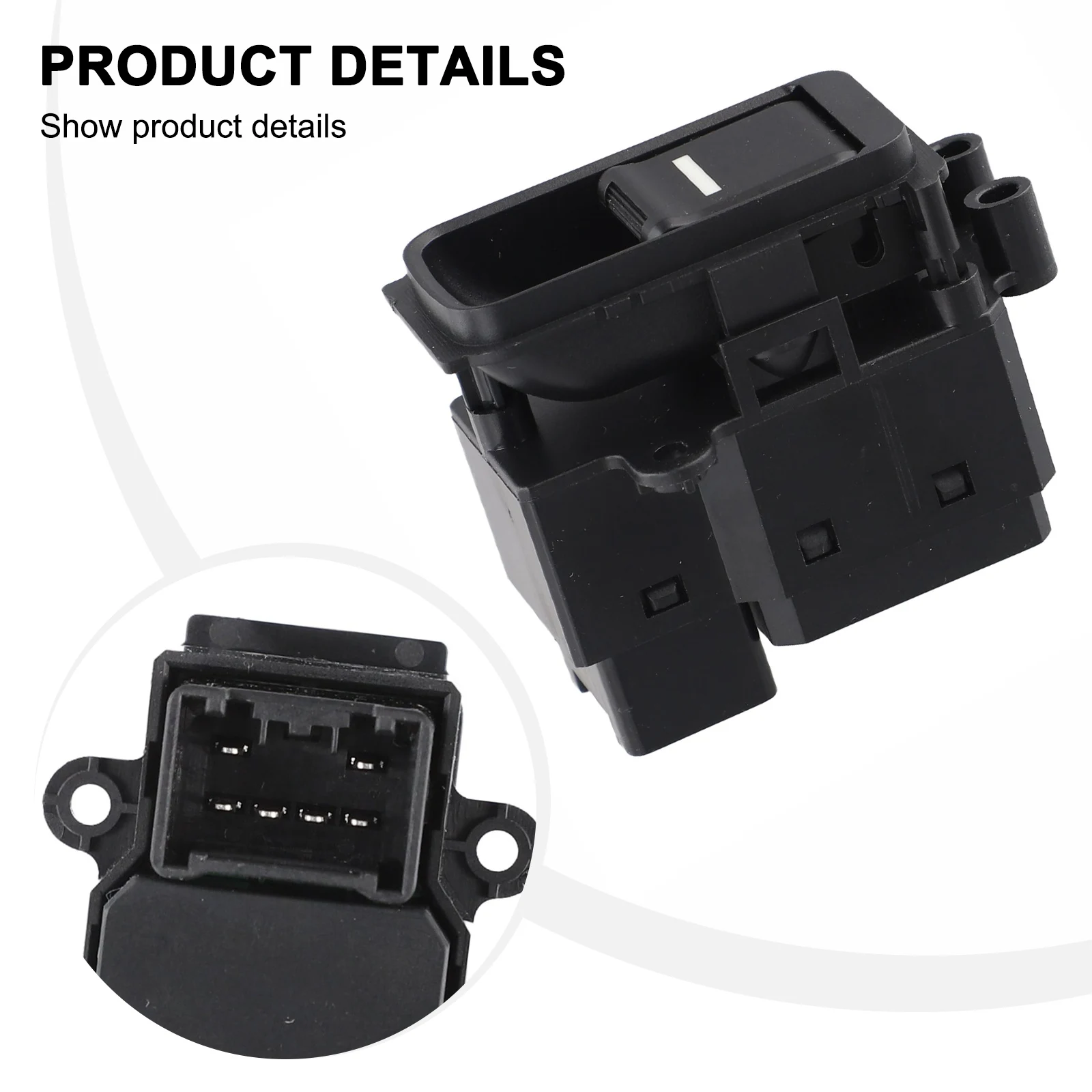 

Power Glasses Switch Door Parts Passenger Replacement Switch Vehicle Glasses Model Plastic Front Rear Convenient