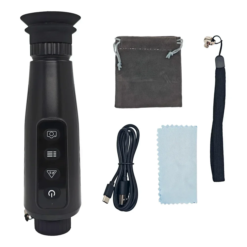 2026 Thermal Imaging Monocular 256*192 Night Vision Goggles Telescope With SD Card Sensor SHOP Hunting Imaging Feat
