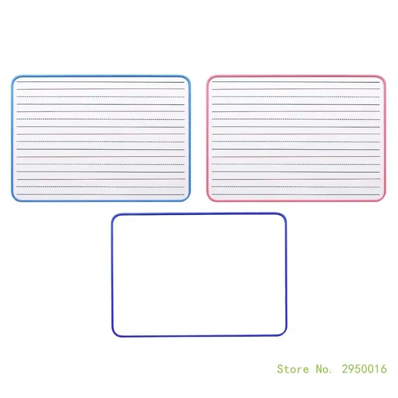 Double Sided Whiteboard Whiteboard Dry Erases White Boards with Lines Ruled Writing Board for Office School Use