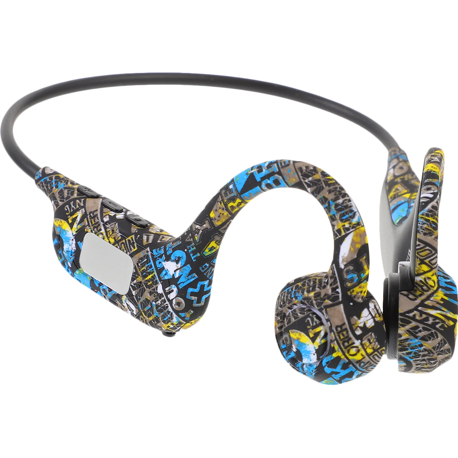 

Bone Conduction Wireless Sport Headset Digital Display Hanging Ear Design Workout Exercise Athletic Headphones