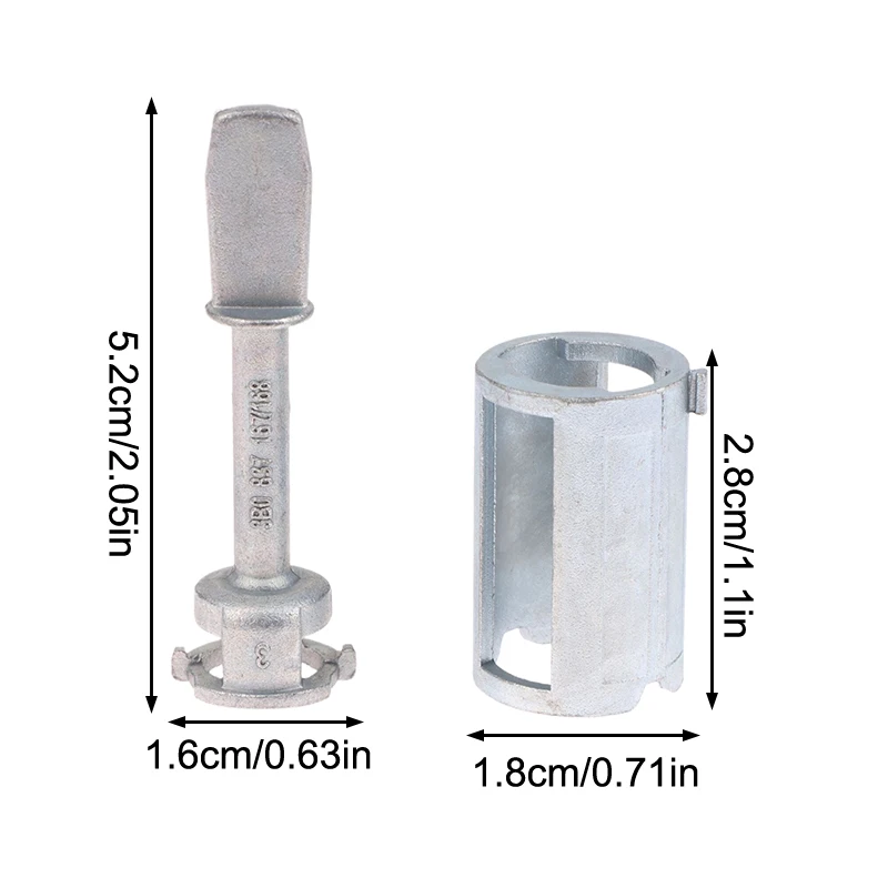 7 pz Anteriore Sinistra Destra Serratura Della Porta In Metallo Cilindro Barile Kit di Riparazione 3B0 837 167/168 Per VW/Passat/Seat Toledo Leon Arosa/Lupo