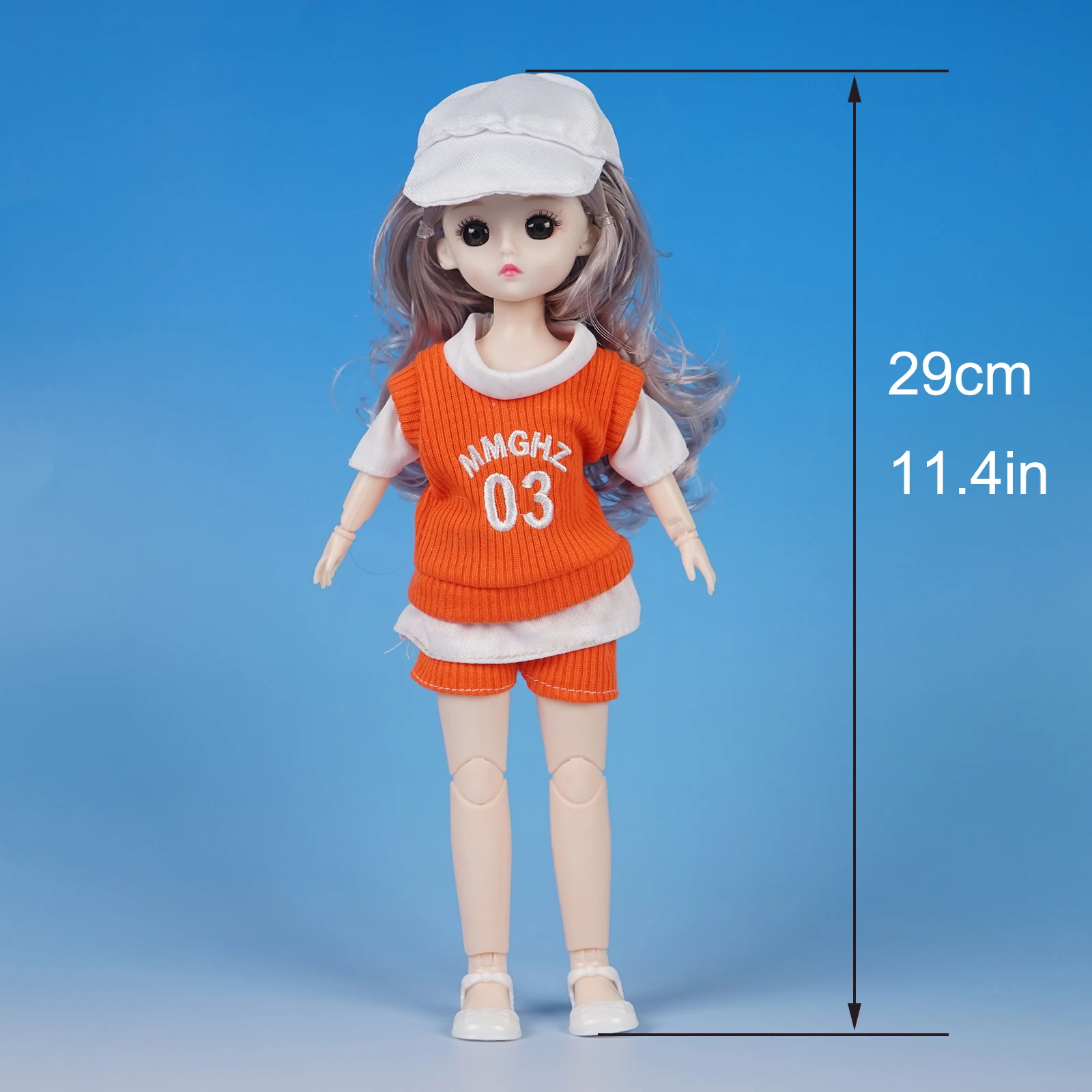 Fashionable Spherical Joint Doll for Kids, BJD, DIY, bonito, animal, menina, fofo, princesa, Natal, crianças, 1:6