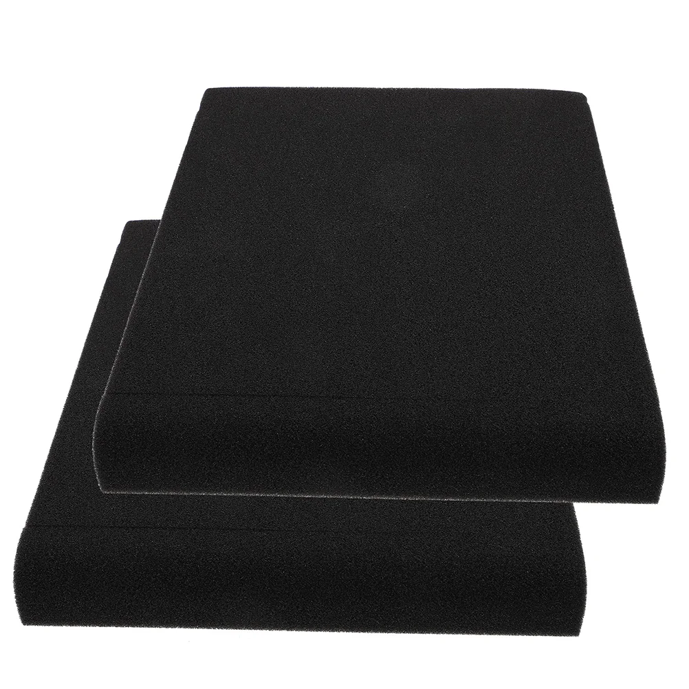 

2 Pcs Speakers Subwoofer Sound Isolation Pad Foams Sponge Mat Studio Monitor Pads Black